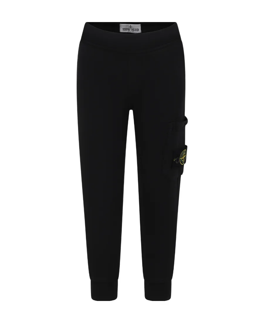 Stone Island Junior Compass-Patch Elasticated Waistband Track Pants