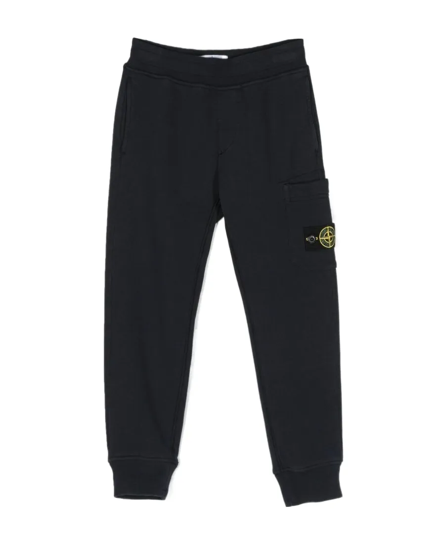 Stone Island Junior Logo Patch Trousers