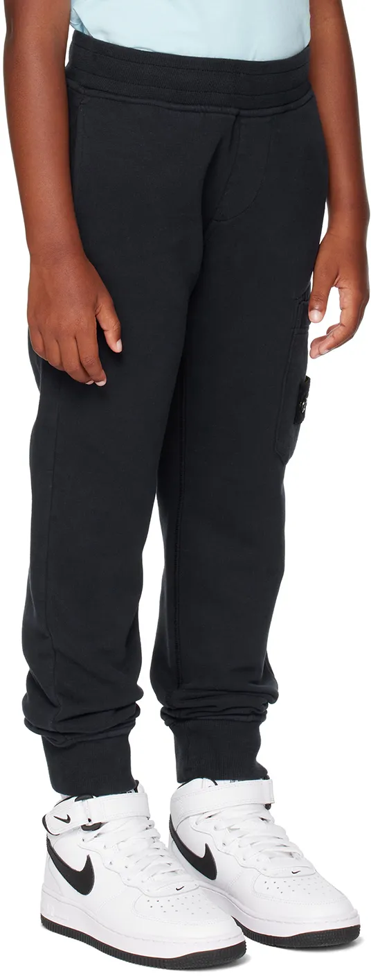 Stone Island Junior Logo Patch Trousers