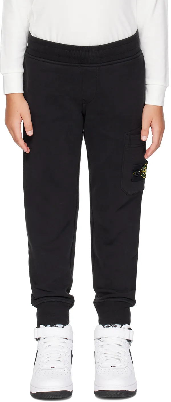 Stone Island Junior Logo Patch Trousers