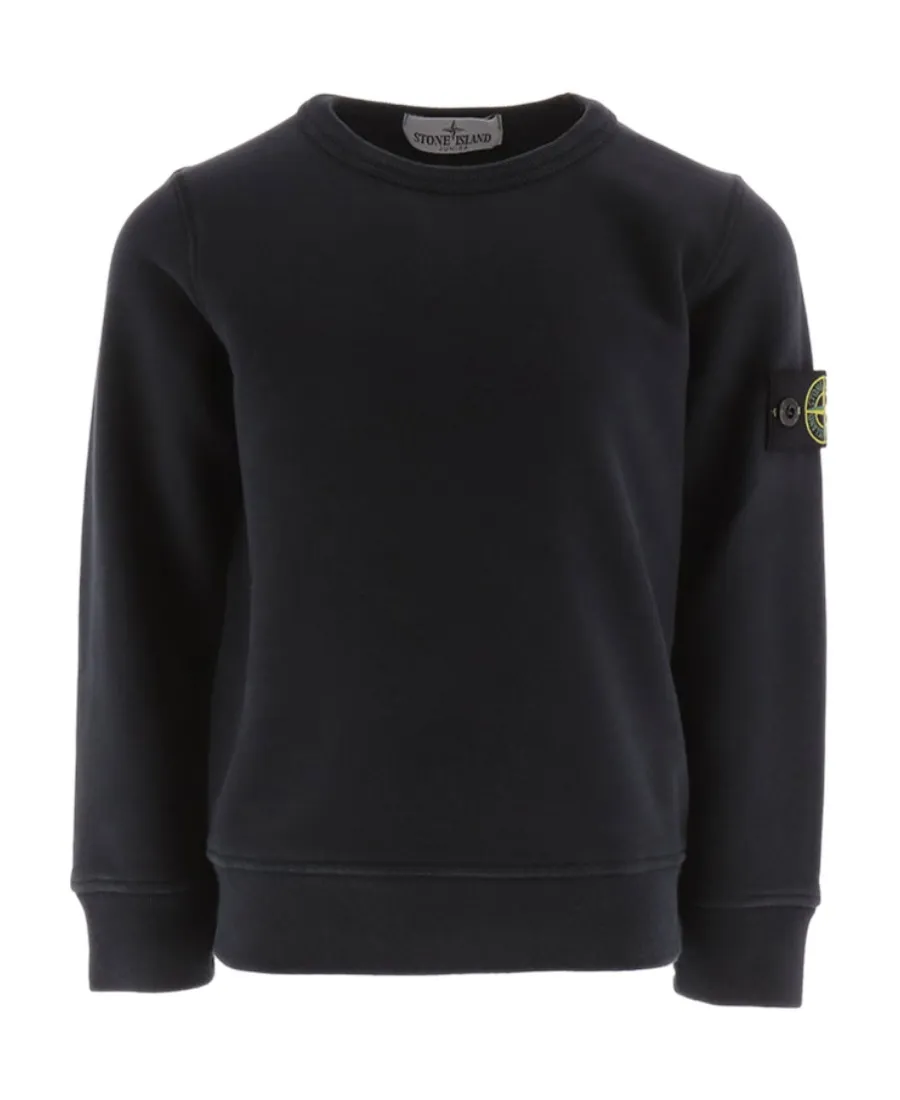 Stone Island Junior Compass-Motif Crewneck Sweatshirt