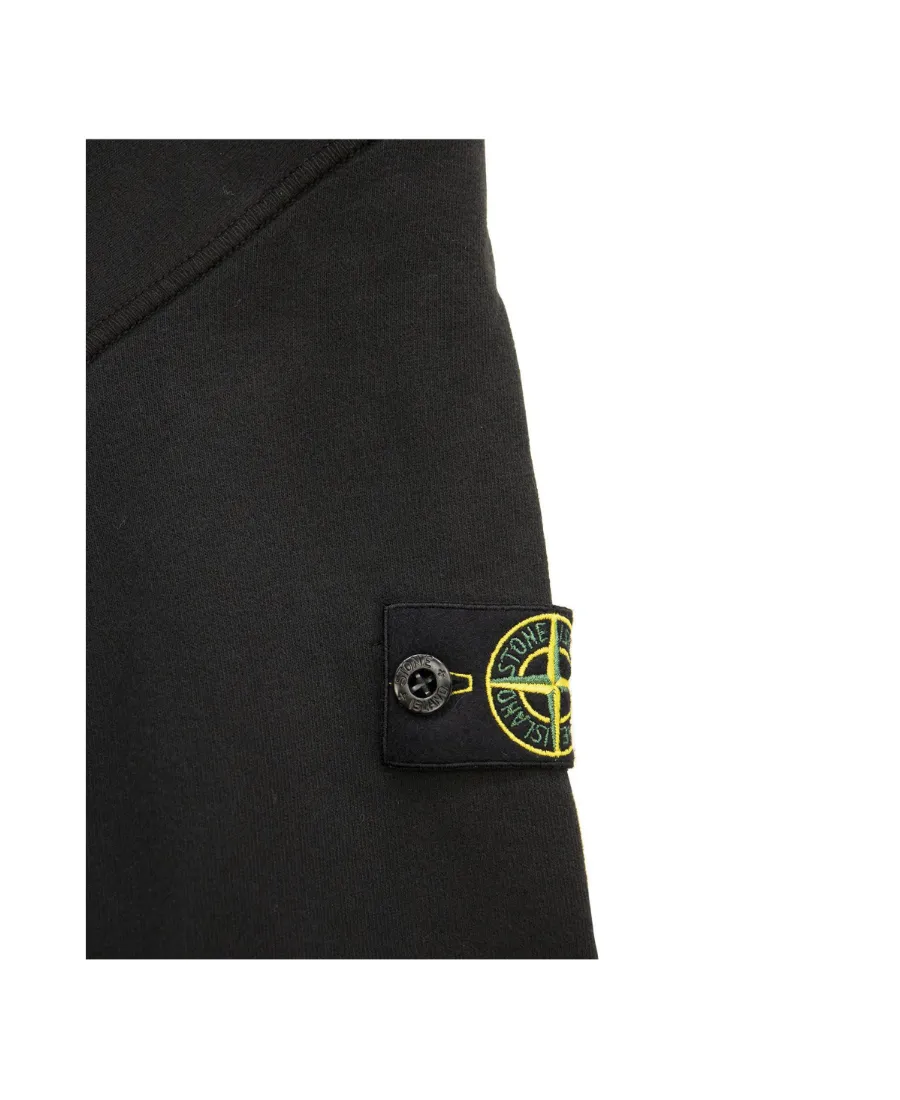 Stone Island Junior Compass Patch Long-Sleeved Hoodie