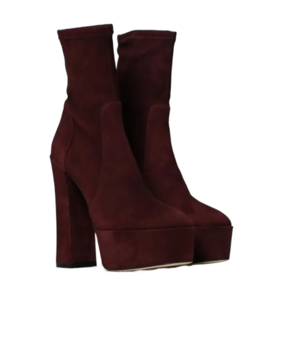 Suede Platform 150Mm Boots