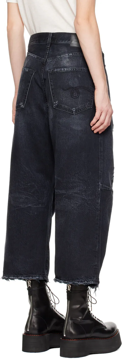 Distressed Cropped Jeans