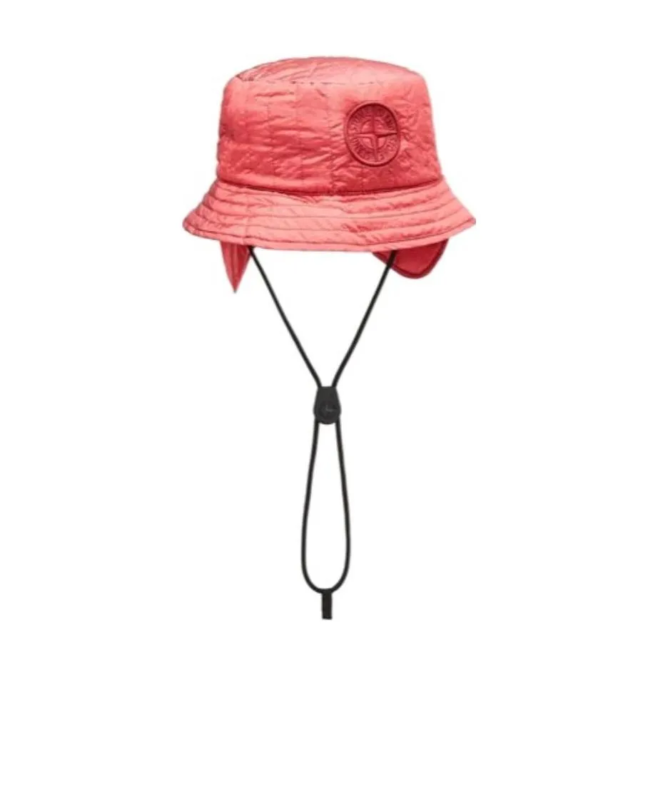 Compass-Motif Bucket Hat
