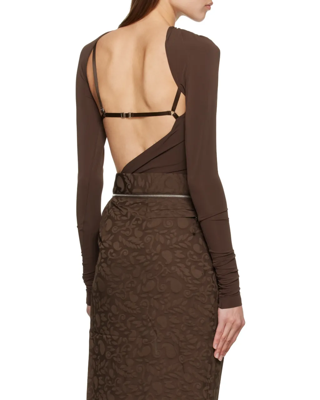 Jacquemus Carozzu Long-Sleeved Bodysuit
