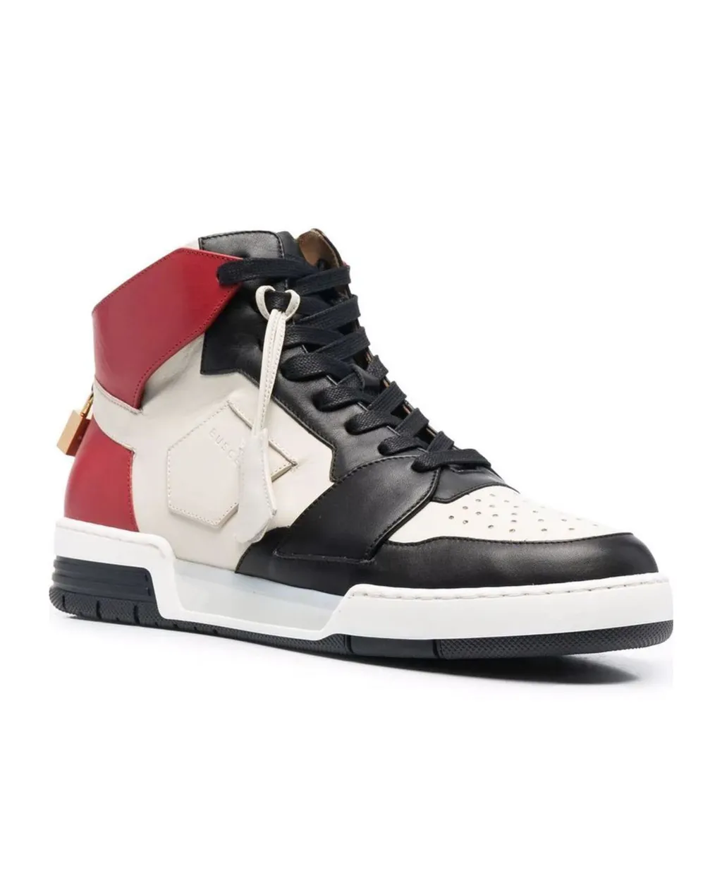 Lace-Up High-Top Sneakers