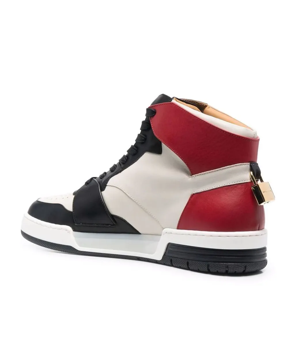 Lace-Up High-Top Sneakers