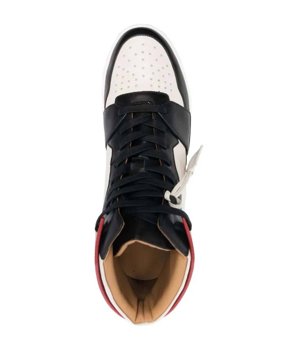 Lace-Up High-Top Sneakers