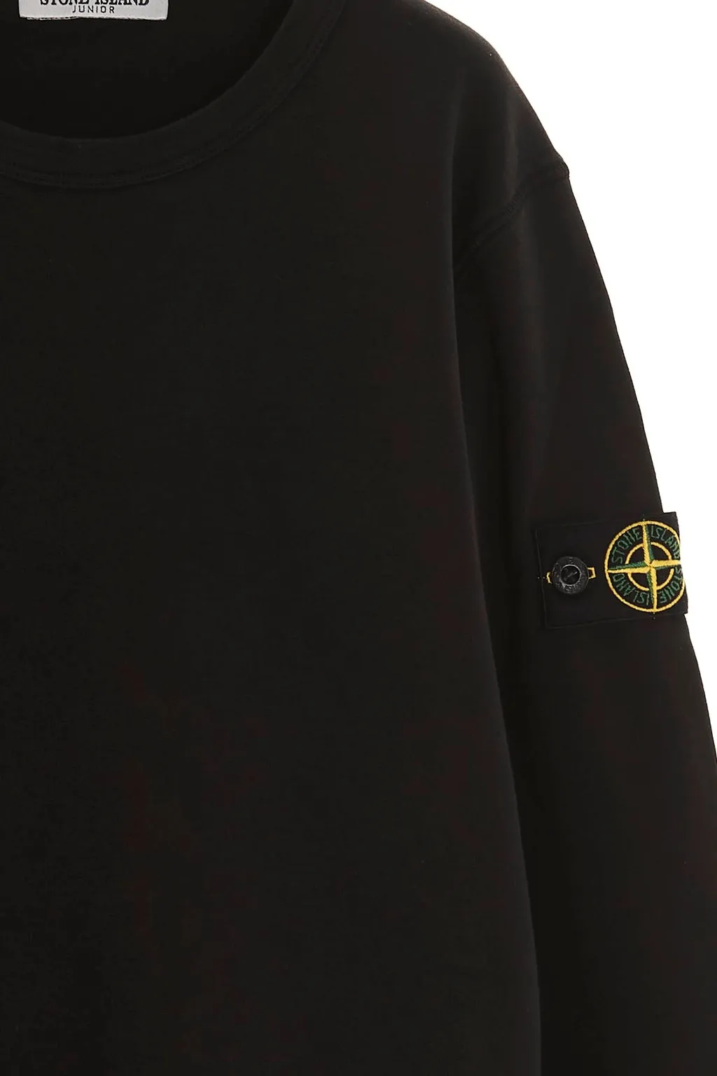 Stone Island Junior Logo Patch Crewneck Sweatshirt