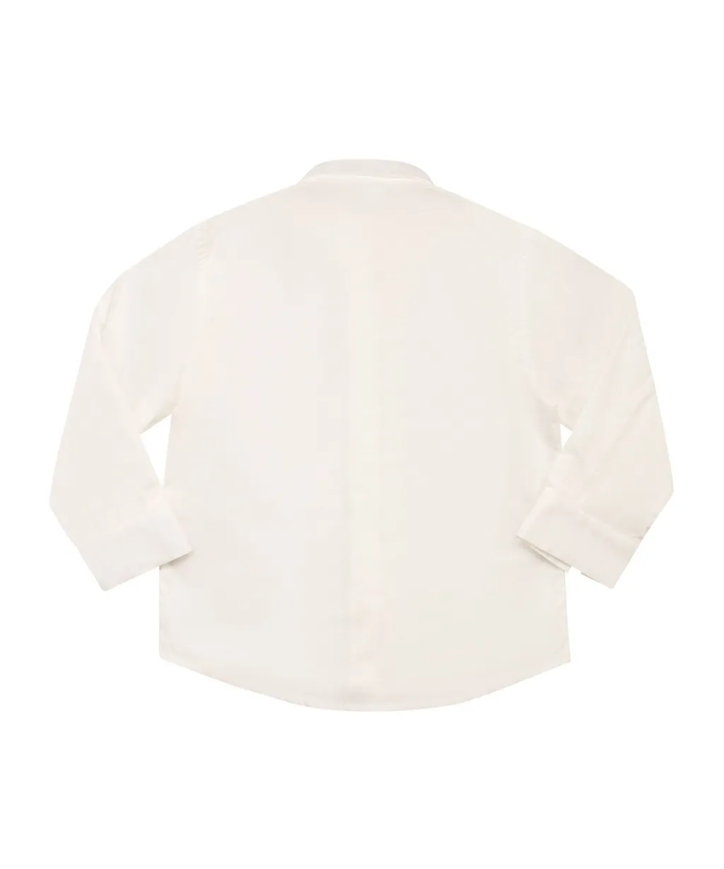 Il Gufo Curved Hem Button-Up Shirt