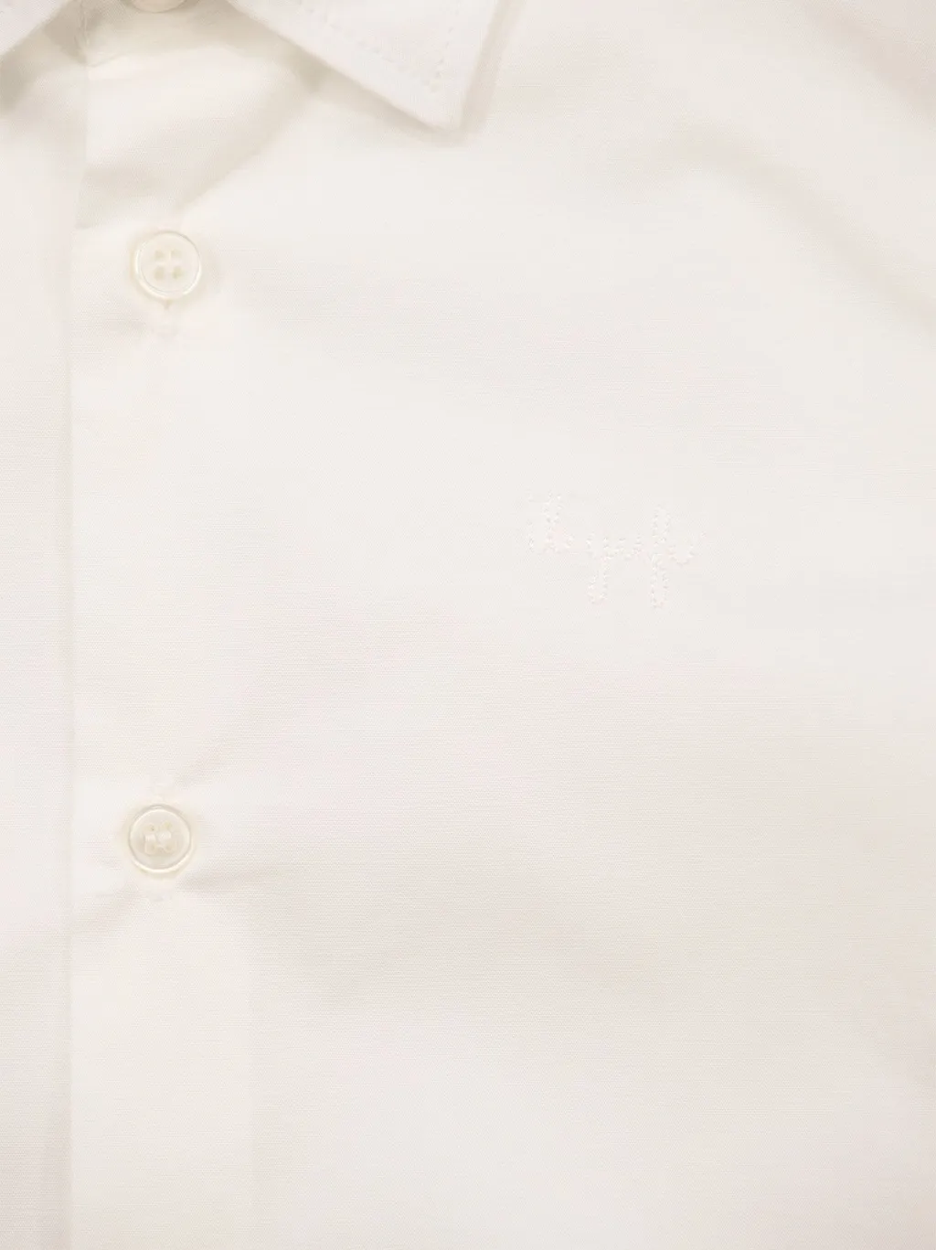 Il Gufo Curved Hem Button-Up Shirt