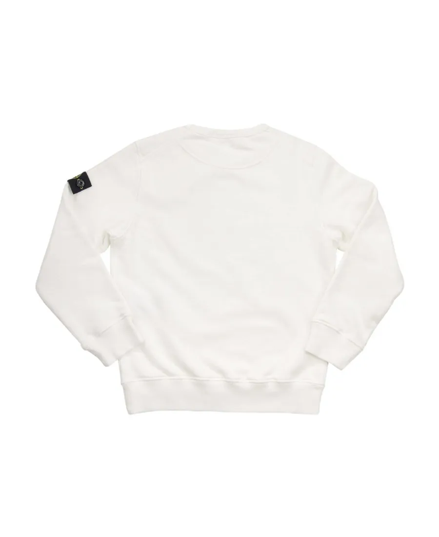 Stone Island Junior Logo Patch Crewneck Sweatshirt