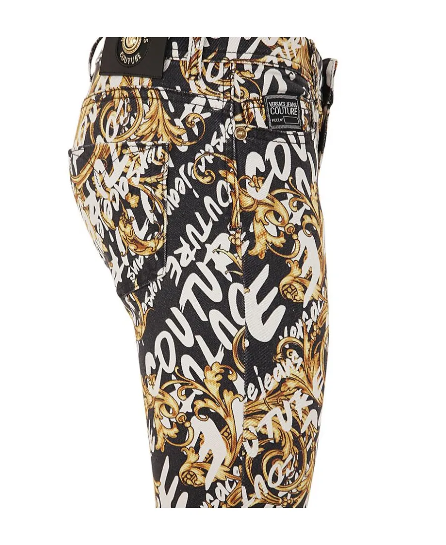 Versace Jeans Couture Graphic Printed Skinny Jeans