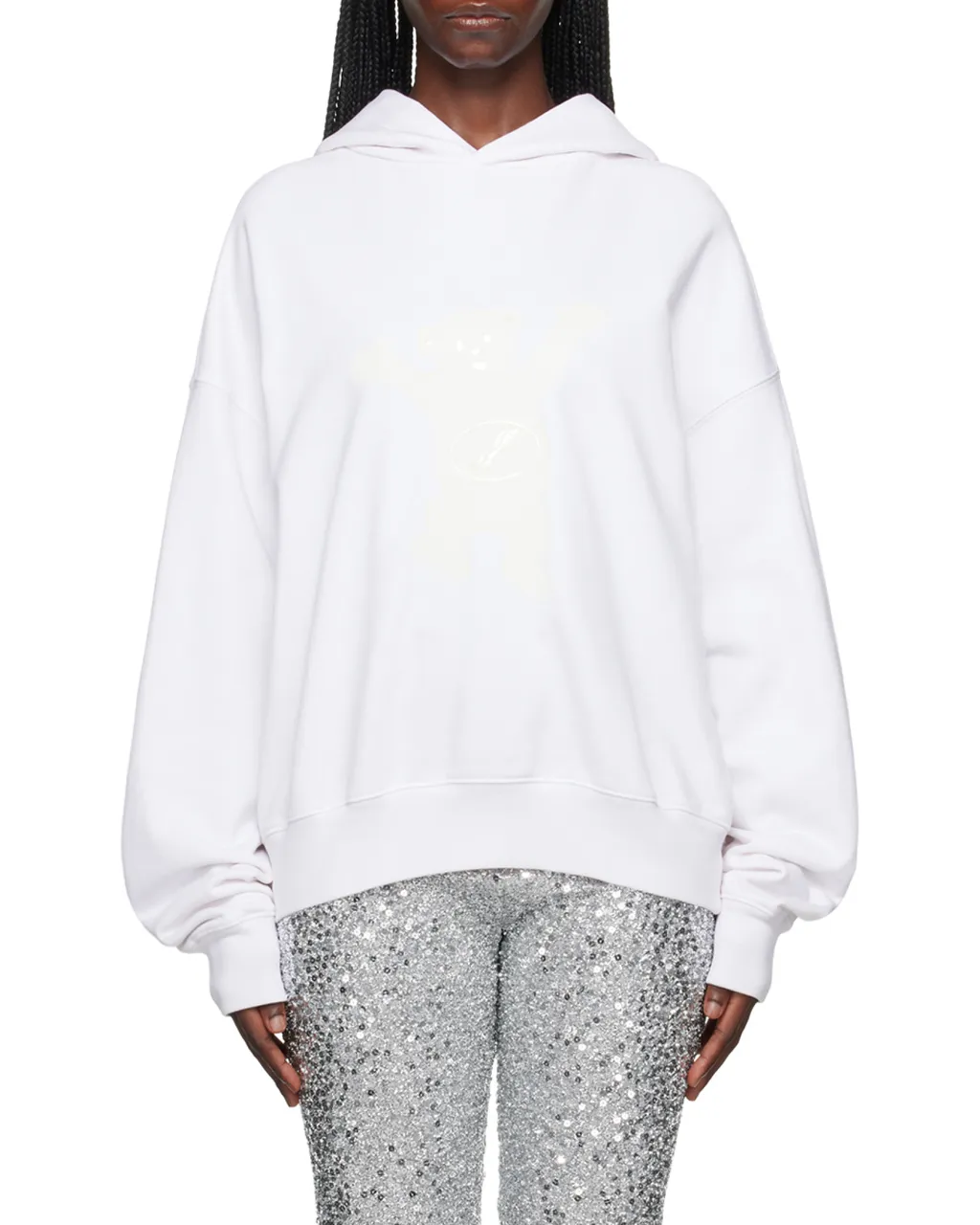 New Teddy Logo Cotton Hoodie