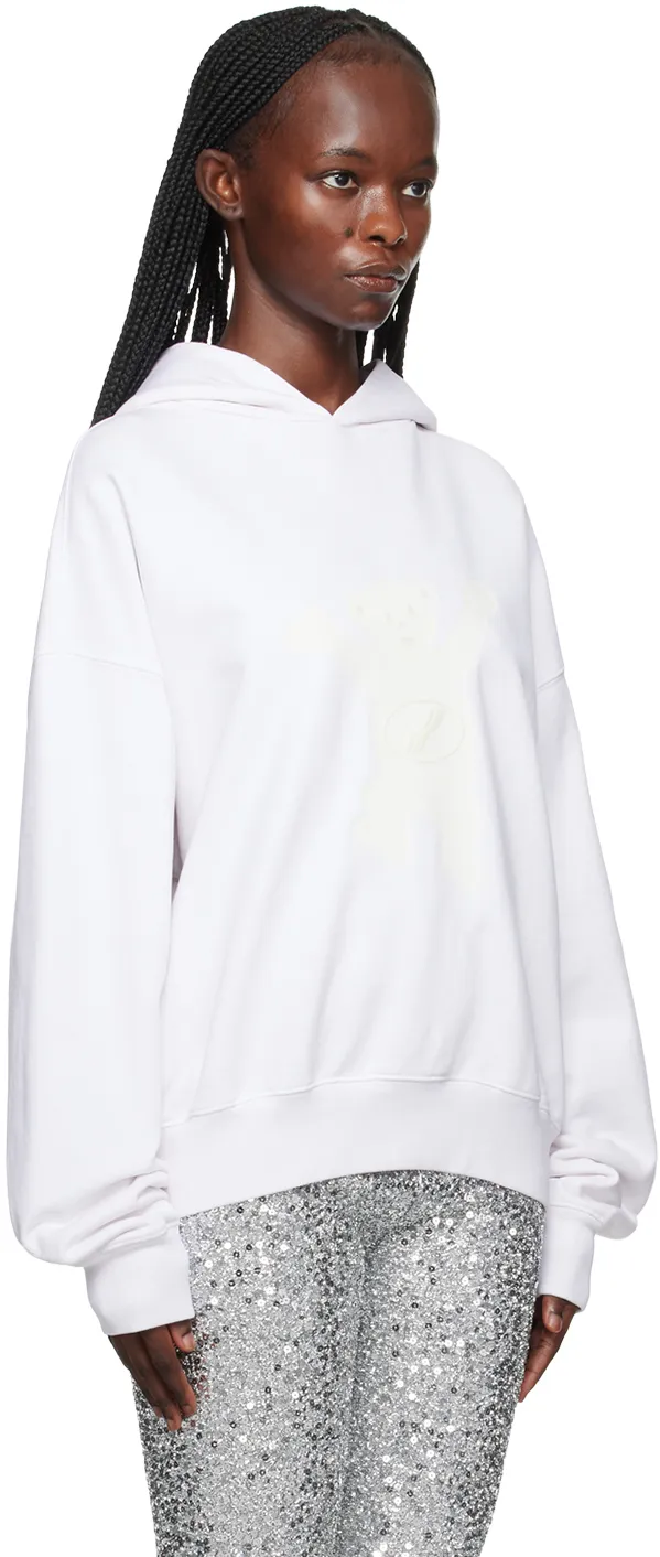 New Teddy Logo Cotton Hoodie