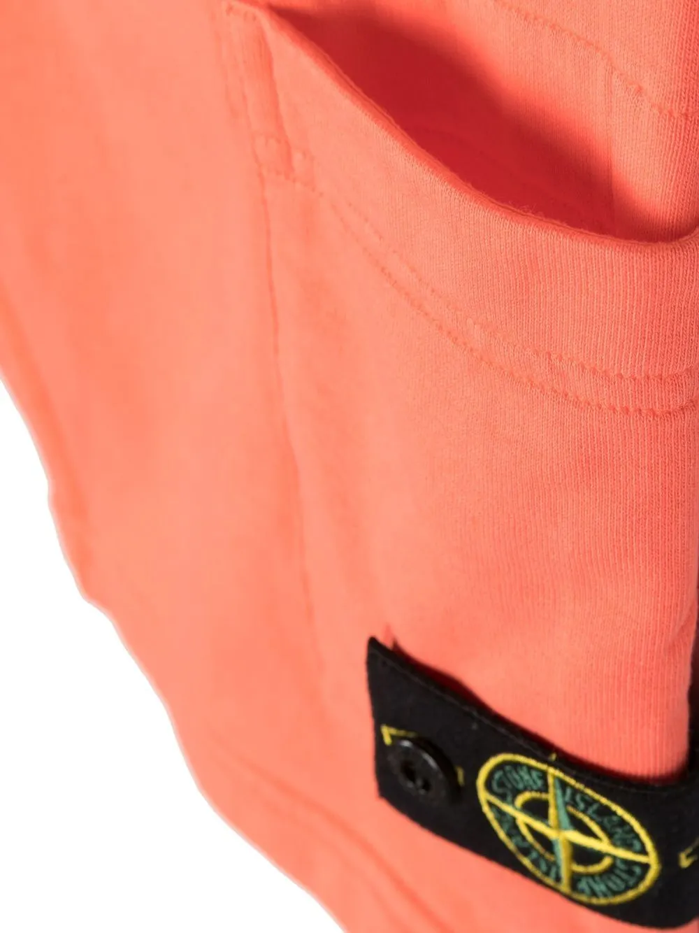 Stone Island Junior Compass-Patch Cargo Track Shorts