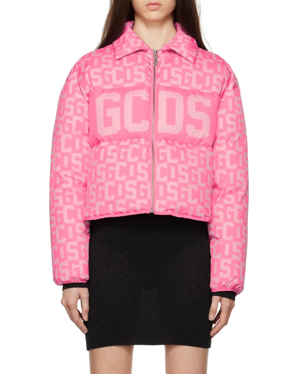 Logo-Print Padded Jacket