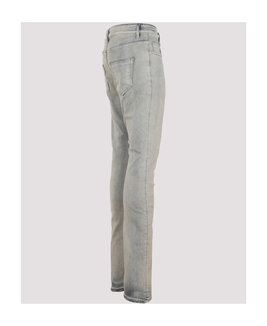 Slim-Cut Cotton Jeans