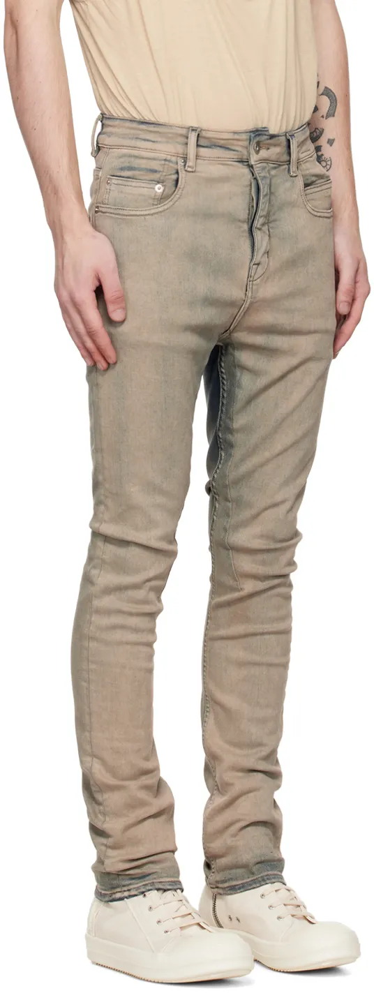 Slim-Cut Cotton Jeans