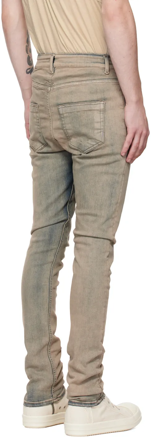 Slim-Cut Cotton Jeans