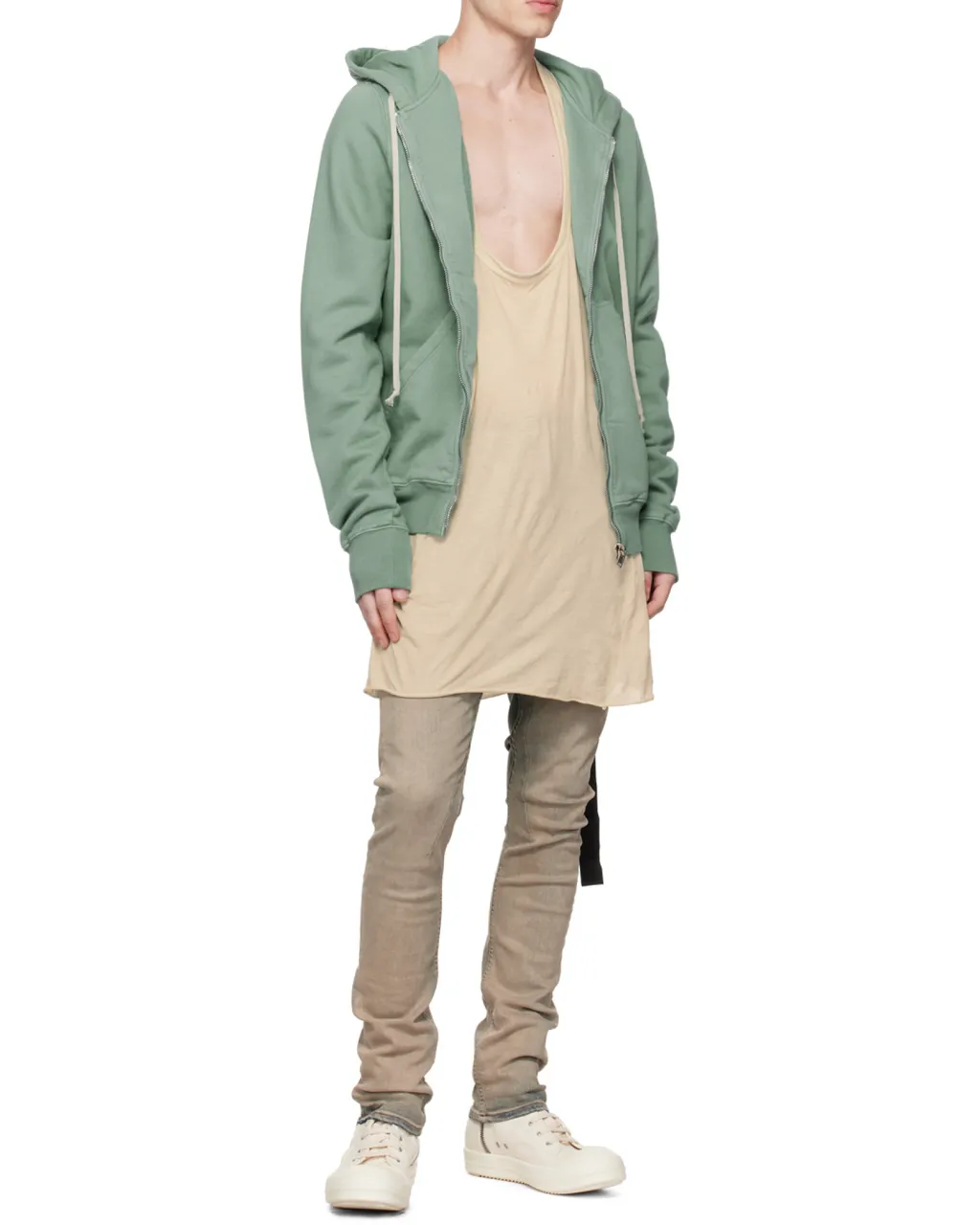 Slim-Cut Cotton Jeans
