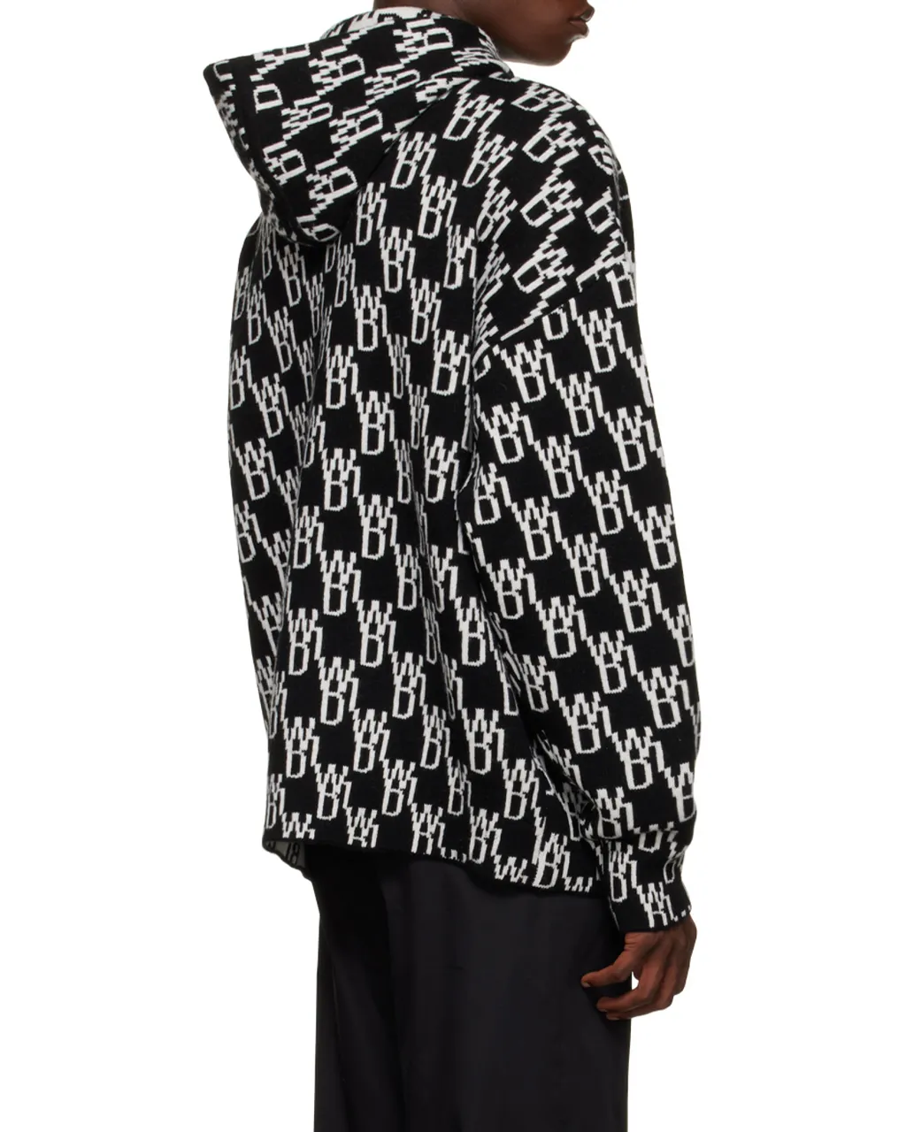 Monogram Knitted Hoodie