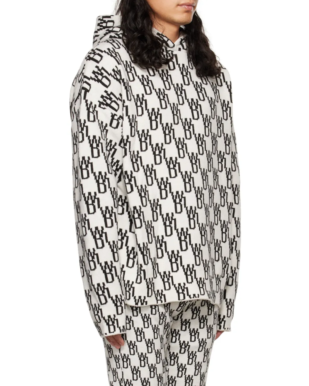 Monogram Knitted Hoodie