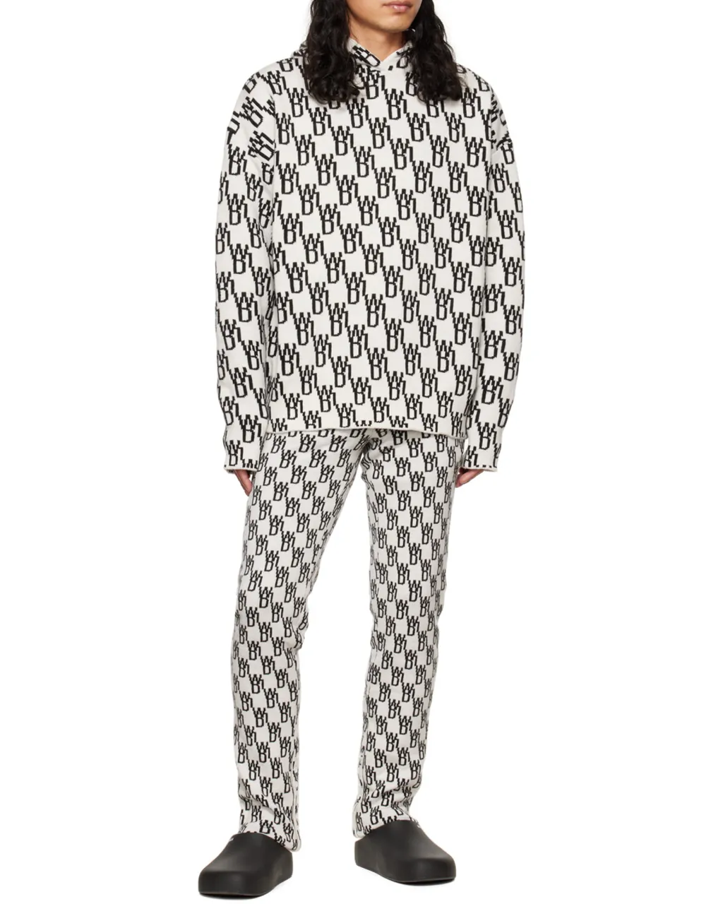 Monogram Knitted Hoodie