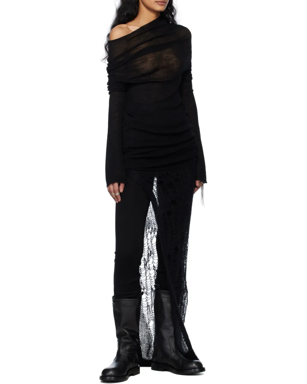 Ann Demeulemeester Turrleneck Long-Sleeved Jumper