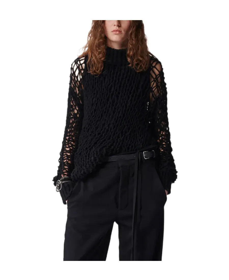 Ann Demeulemeester Cut-Out Knitted Jumper