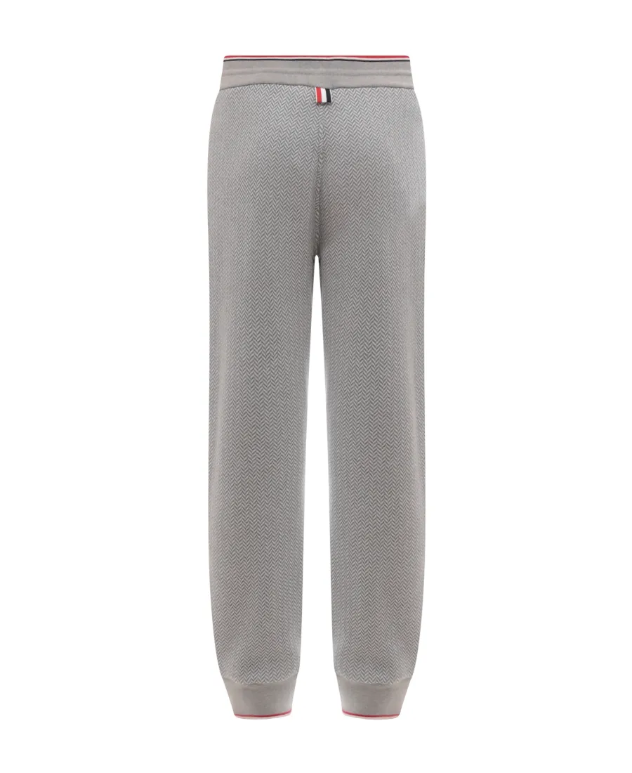 Thom Browne Logo Patch Drawstring Track Pants