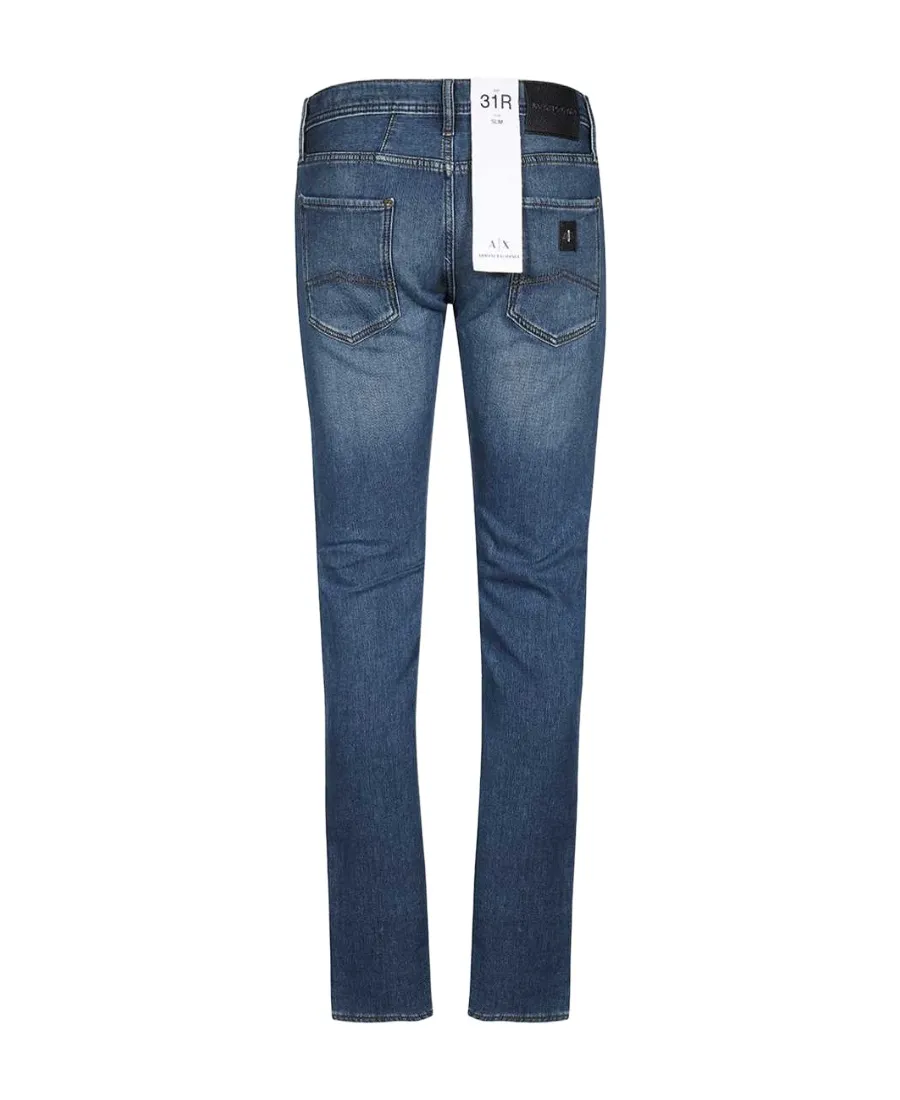 Straight-Leg Denim Jeans
