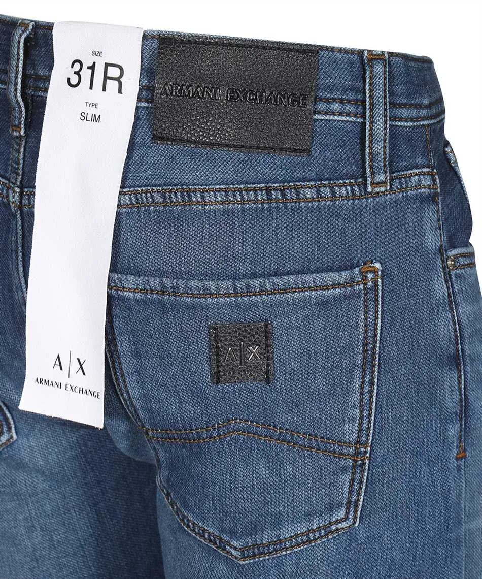 Straight-Leg Denim Jeans