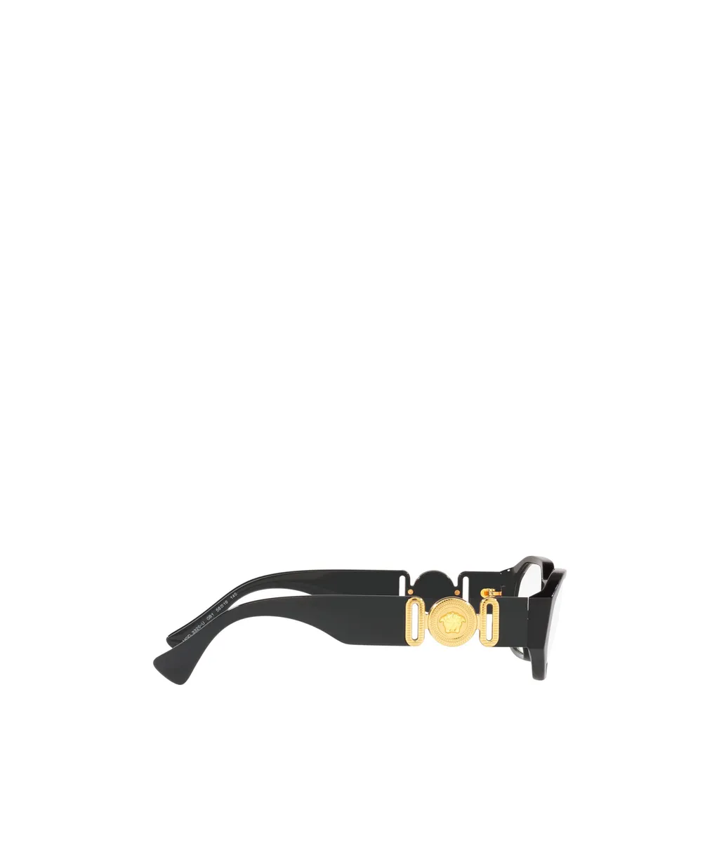Versace Eyewear Rectangular Frame Glasses