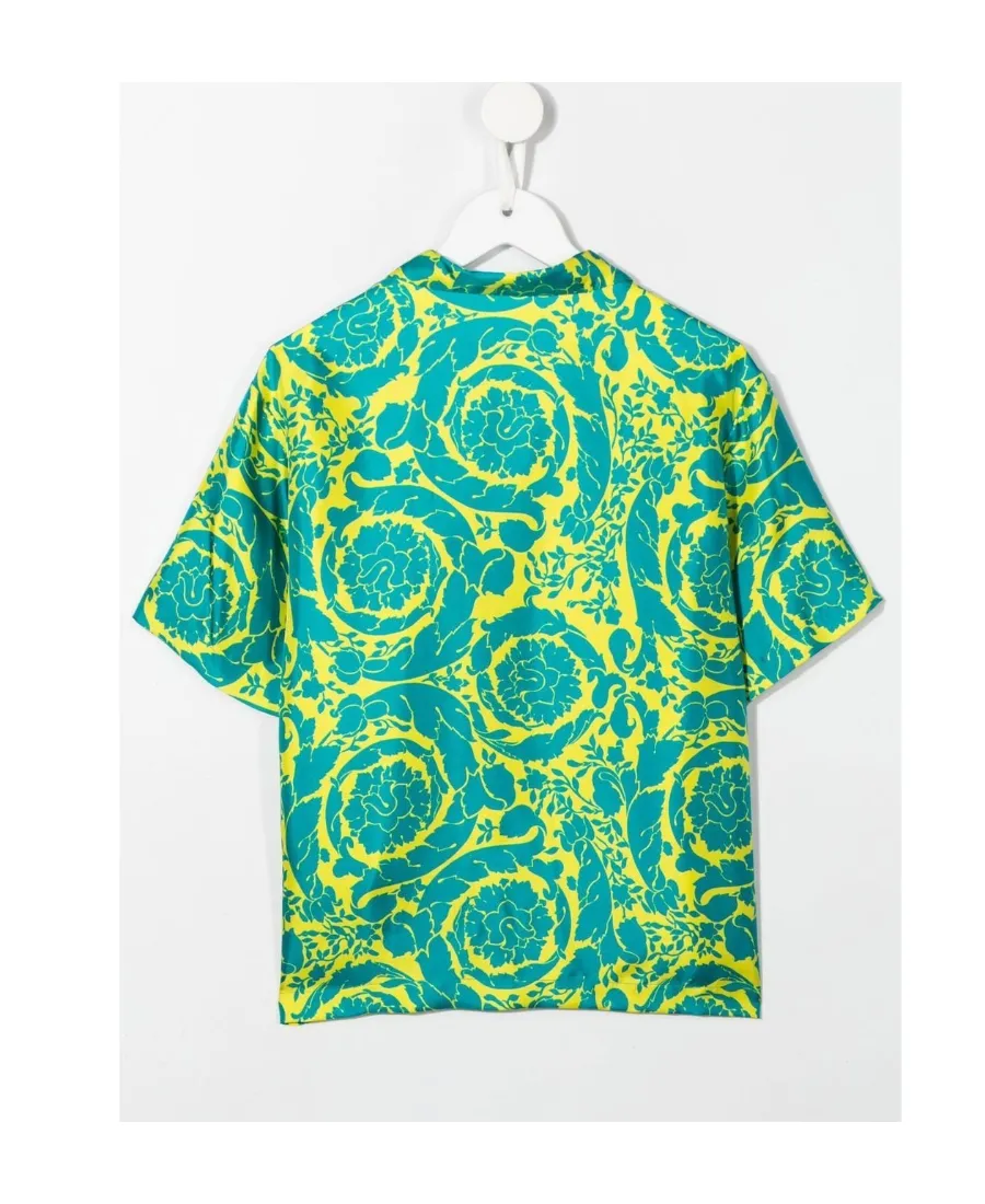 Tie-Dye Short-Sleeve Shirt