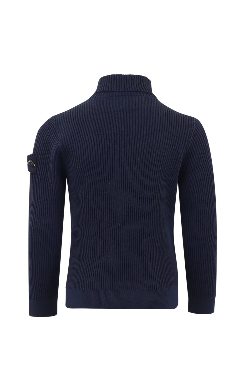 Logo-Patch Roll Neck Jumper