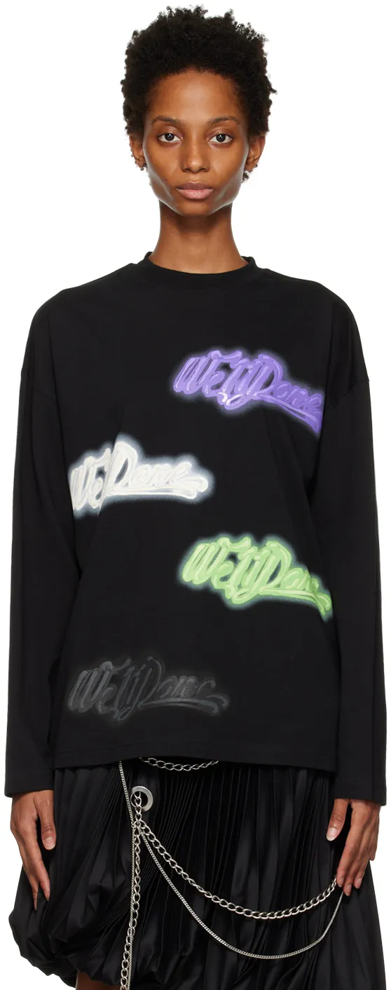 Graffiti-Print Cotton T-Shirt