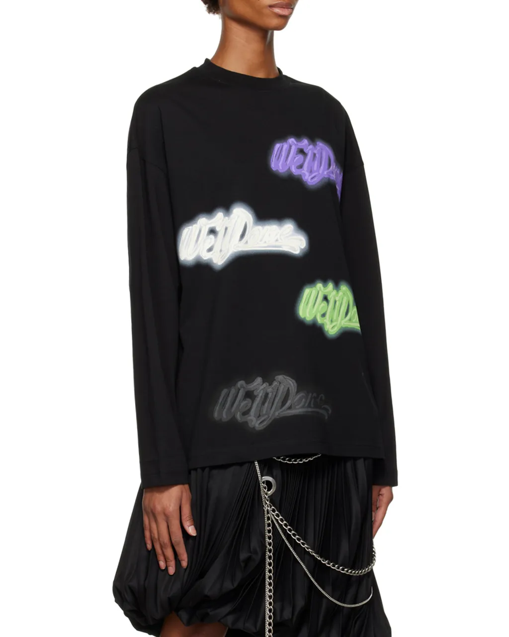 Graffiti-Print Cotton T-Shirt