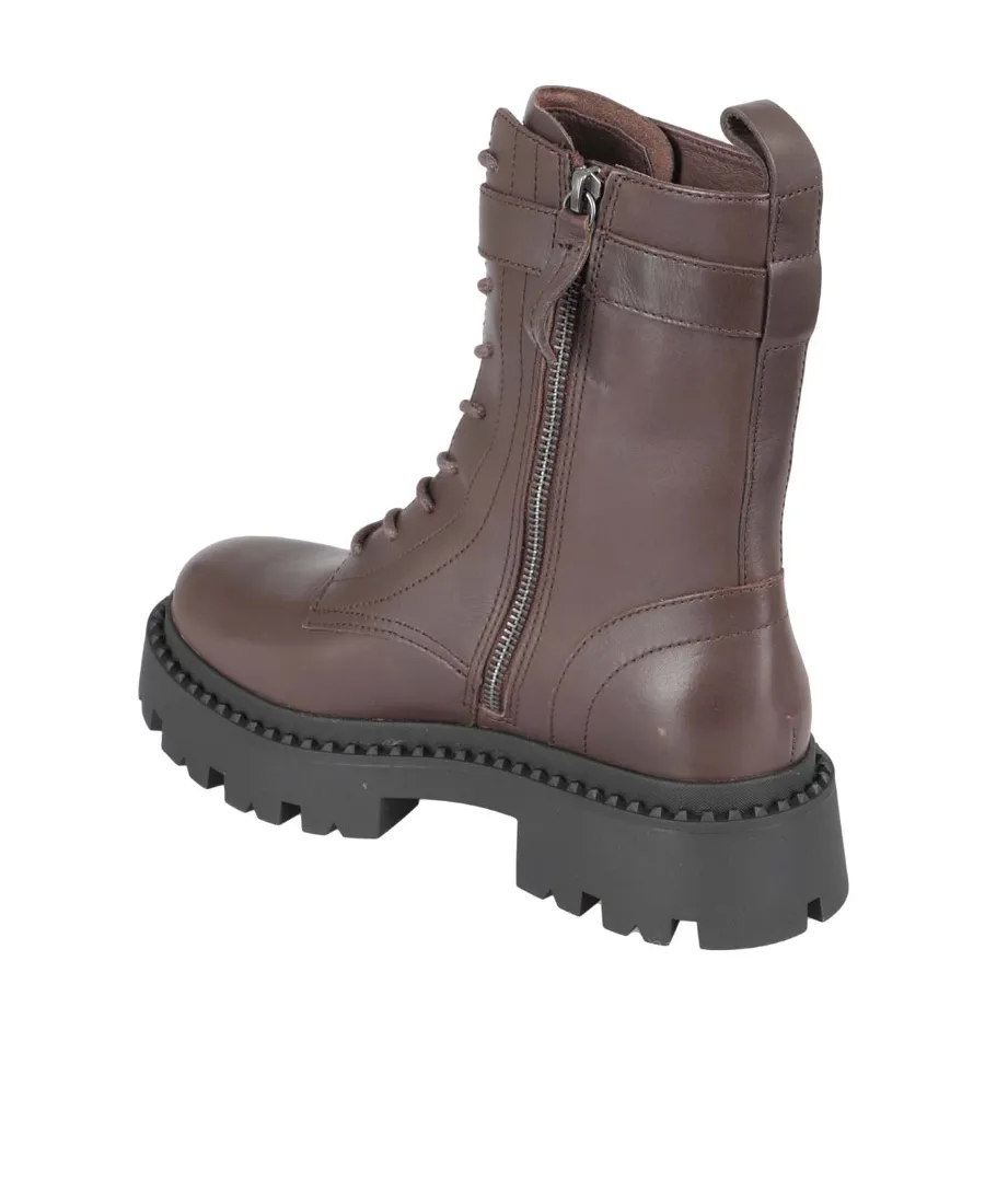 Lace Up Short Boots