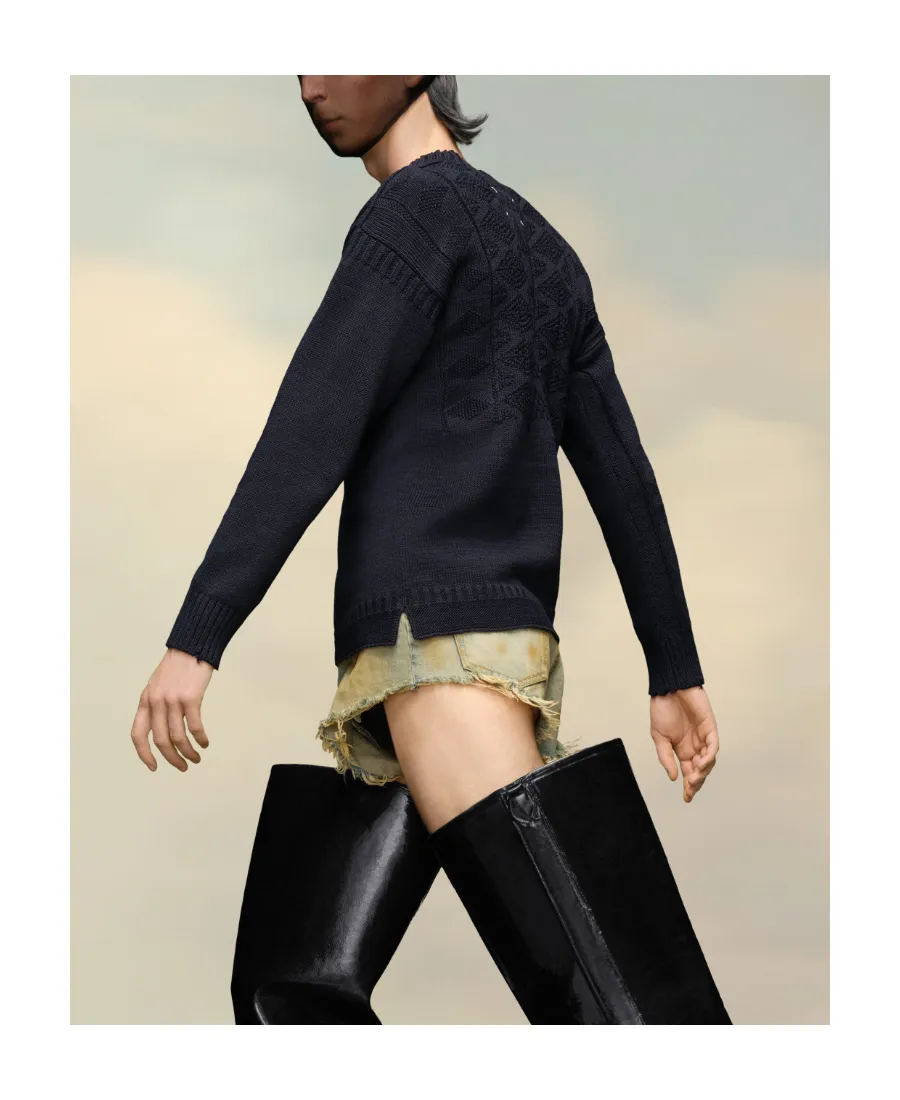 Textured Knit Sweater