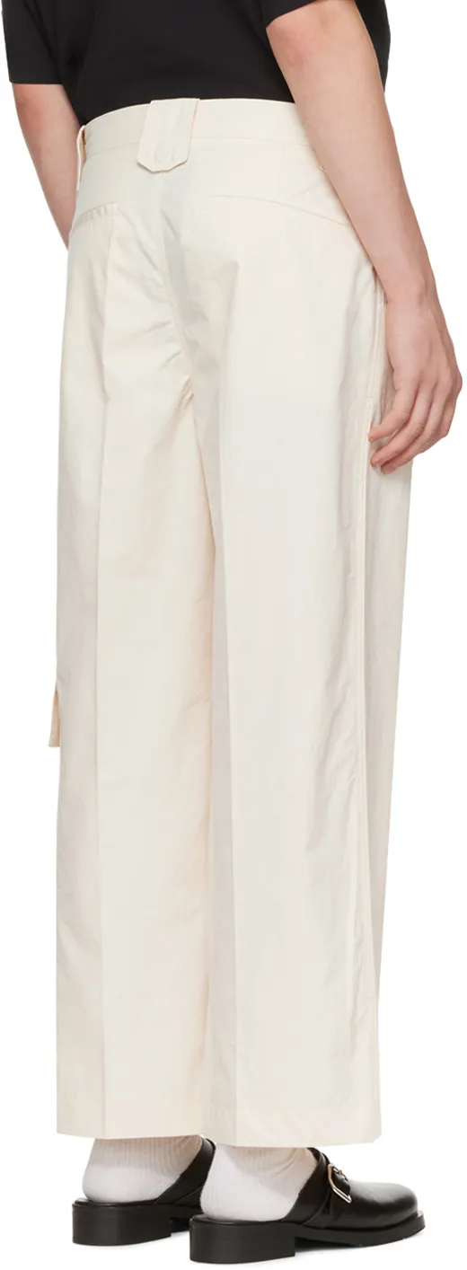 Utility Pocket Wide-Leg Trousers