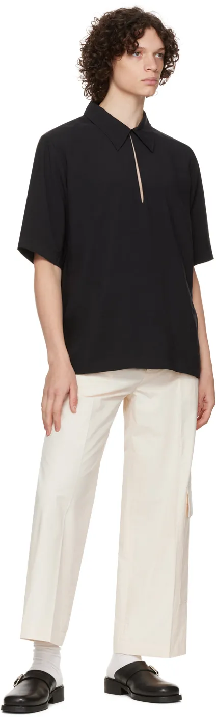 Utility Pocket Wide-Leg Trousers