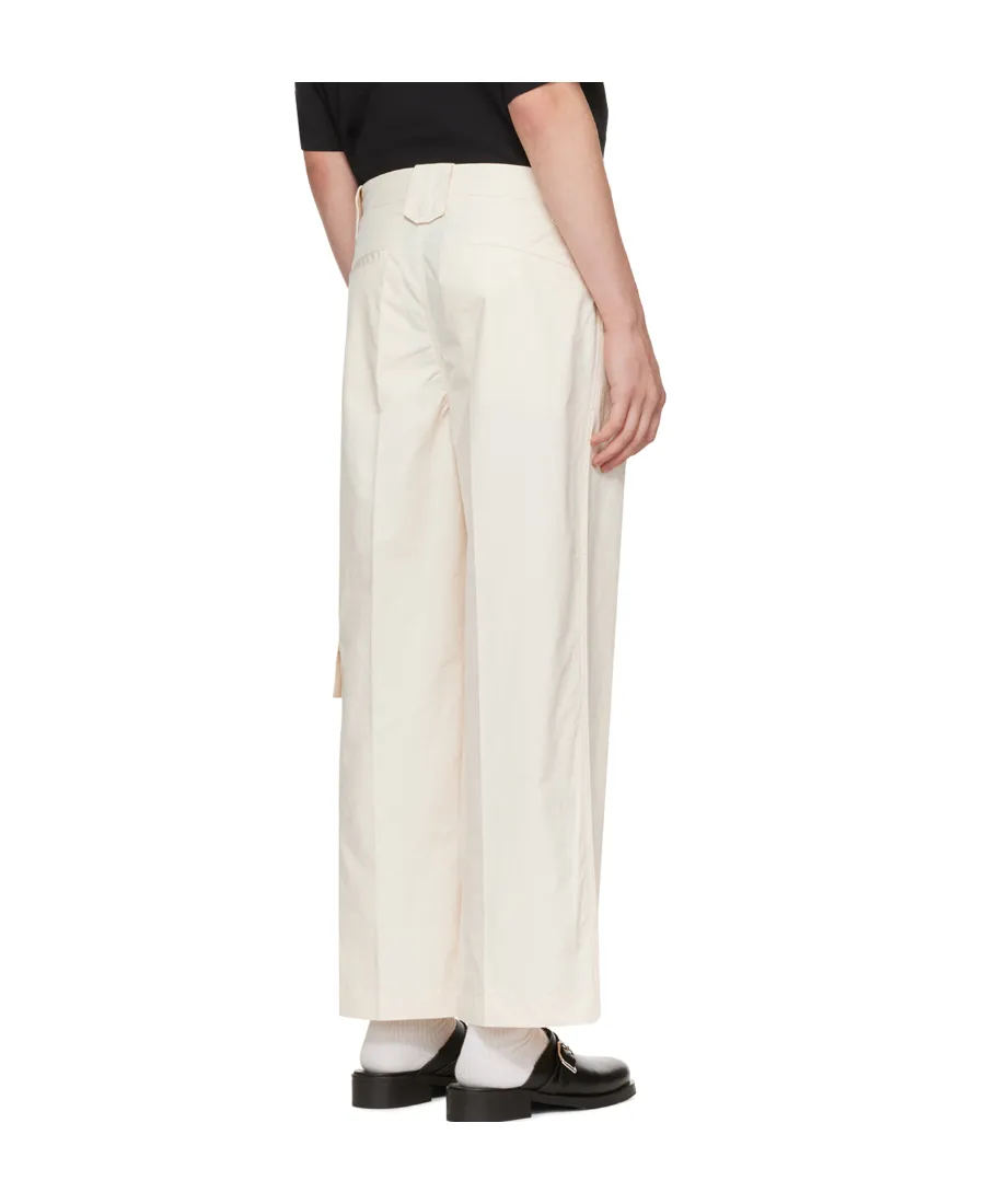 Utility Pocket Wide-Leg Trousers