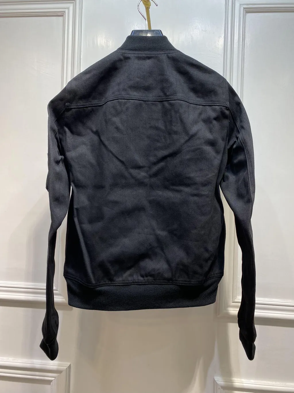Logo Zipper Baseball Jacket