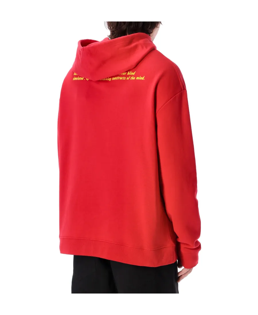 Raf Simons Ghost Printed Drawstring Hoodie