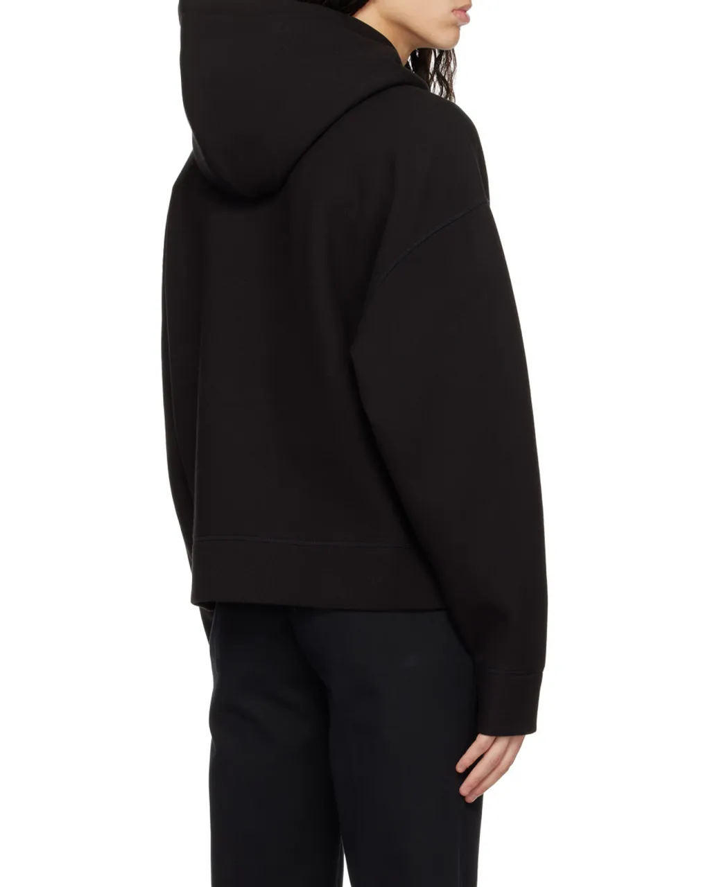 Drop-Shoulder Drawstring Hoodie