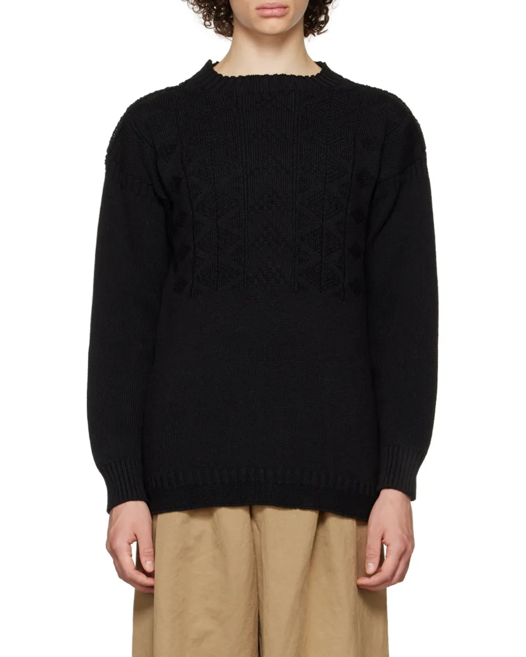 Textured Knit Sweater