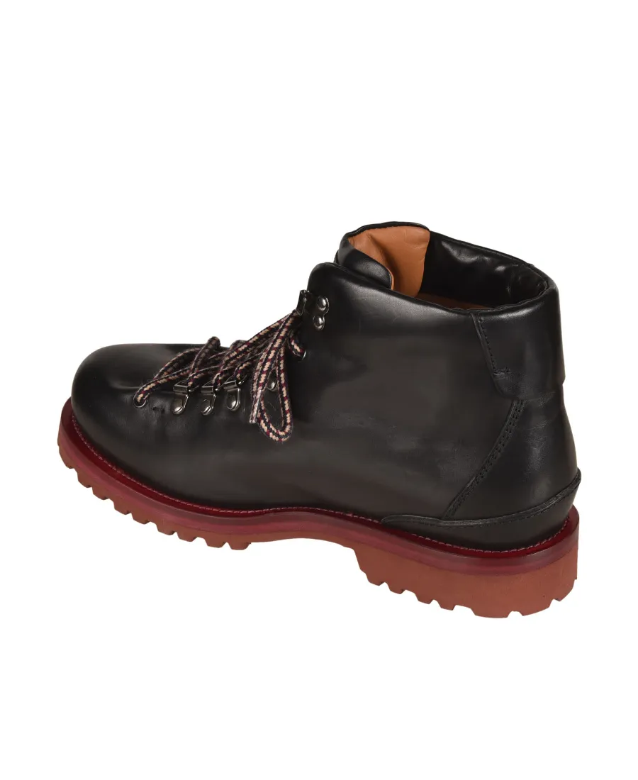 Logo Lacing Boots