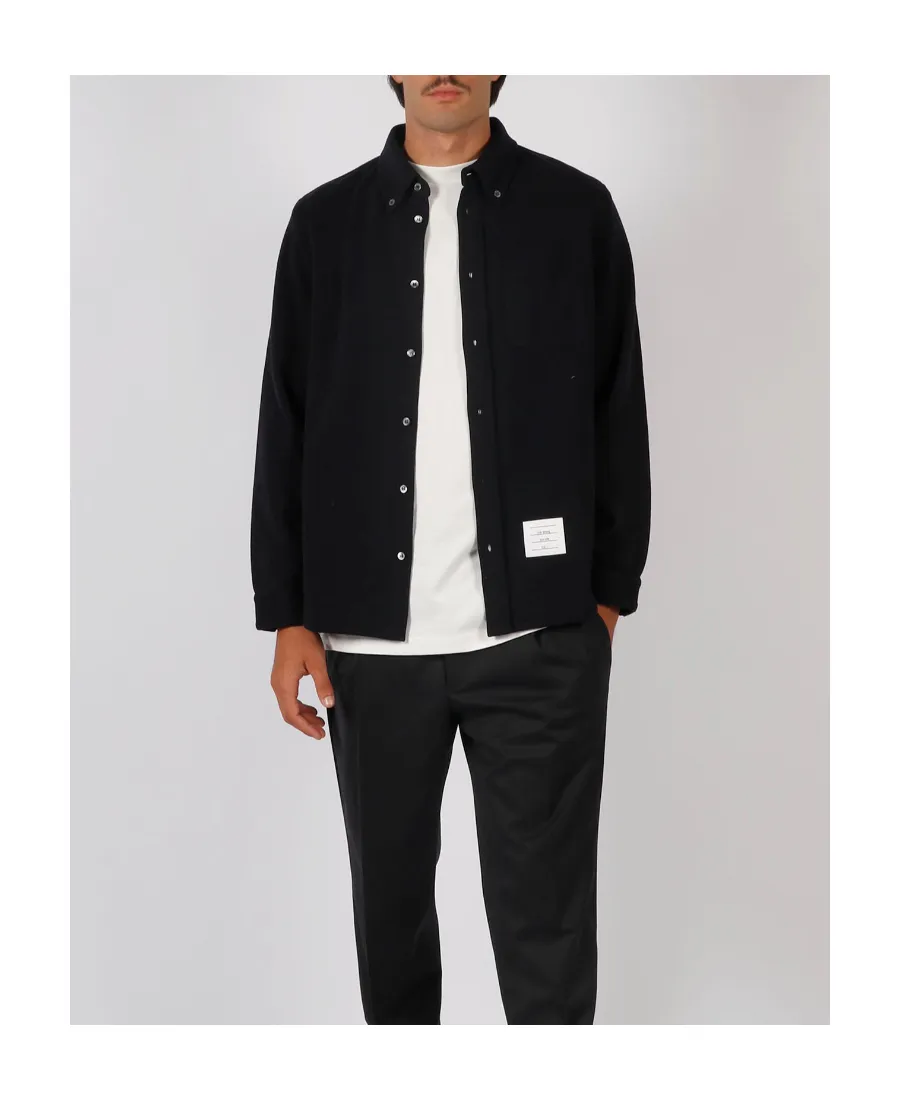 Long-Sleeve Wool Shirt